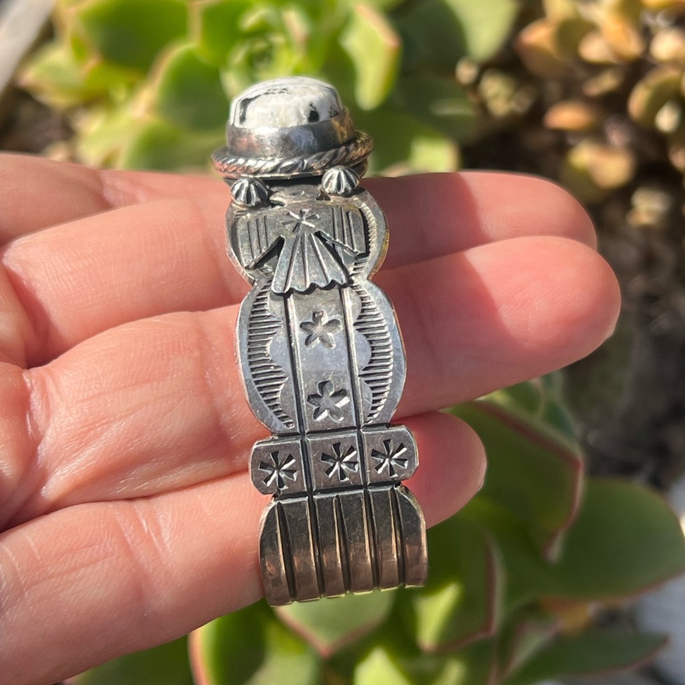 White Buffalo Thunderbird Cuff - image 3